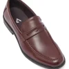 Faux Leather Loafer - Chocolate Brown