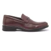 Faux Leather Loafer - Chocolate Brown