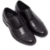 Classic Black Lace-Up Premium Leather Shoes