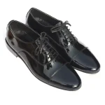 Classic Black Leather Dress Shoes