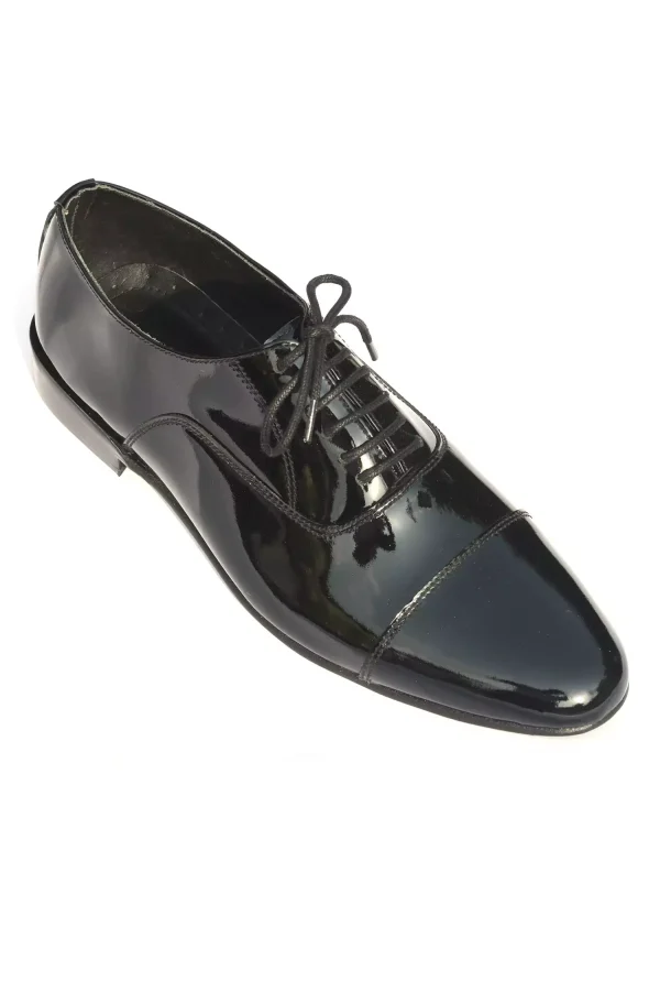 Classic Black Leather Dress Shoes