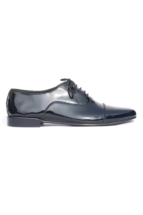 Classic Black Leather Dress Shoes