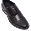 Classic Black Lace-Up Premium Leather Shoes