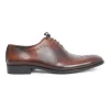 Laser-Cut Brown Brogue Shoes